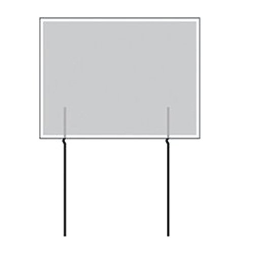 VictoryStore Yard Sign Stakes - EZ Wire Stakes for 4mm Corrugated Outdoor Signs (50 total)