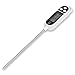 Digital Food Thermometer – Quick Read for Accurate Temperature Testing for Cooking Food, Liquid, Meat, Smoker, Kitchen and Barbeque BBQ Grilling with Stainless Steel Probe