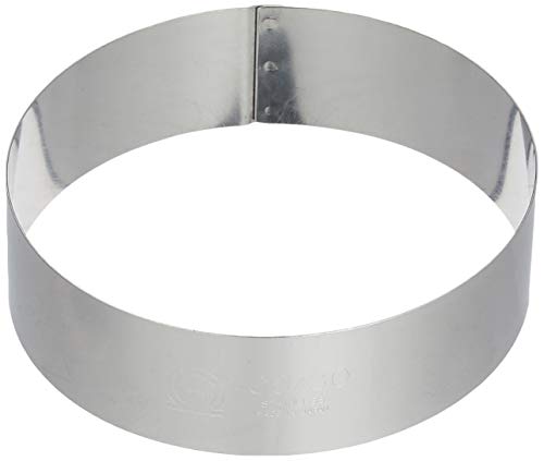 遠藤商事 業務用 セルクルリング丸型 φ100×H30mm 18-0ステンレス 日本製 WSL08056