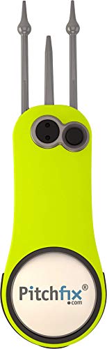 Pitchfix Fusion 2.5 Pin, Fluorescent Yellow/White - Thumbnail 2