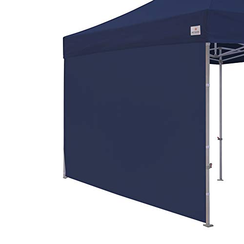 Keymaya Instant Canopy SunWall for 10x10 Feet, 10x20 Feet Straight Leg pop up Canopy, 1 Pack Sidewall Only, Navy Blue - Thumbnail 3