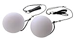 Top Notch LED Poi Balls, Set of 2 - Simply Packaged, Batteries Included, 2.0, Latest Version