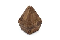 SiamMandalay&reg;: Brilliant Diamond - Interlocking Mechanical Puzzle a Handmade Wooden 3D Brain Teaser for Adults. Free Lifetime Guarantee.
