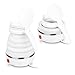 Nathome Dual Voltage Food Grade Silicone, 0.6 Liter, White