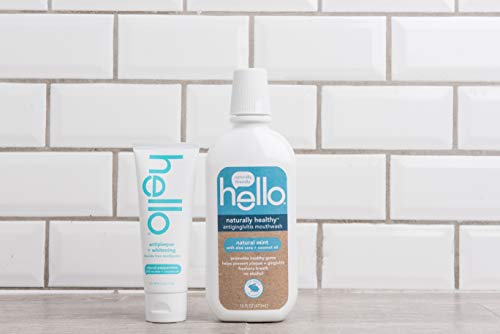 hello Oral Care Naturally Healthy Antigingivitis Fluoride Free and SLS Free Mouthwash with Aloe Vera and Coconut Oil… - Image 5