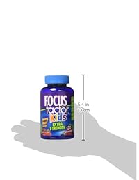 Focus Factor Kids Vitamina completa extra resistente: Multivitamina y neuro Nutrientes (función...