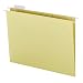 Smead Colored Hanging File Folder with Tab, 1/5-Cut Adjustable Tab, Letter Size, Yellow, 25 per Box (64069)