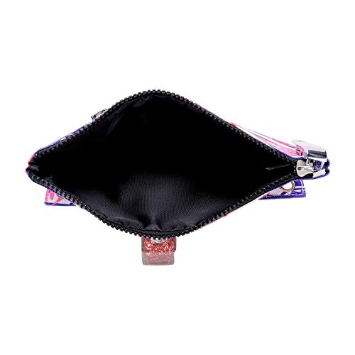 Vaultz Locking Binder Pouch, 9.7 x 8 x 1 Inches, Stripes/Heart (VZ03710