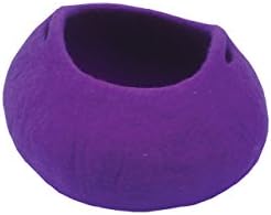 Le Sharma Eco-NapeeCat, Cat Basket,Handmade 100% Wool, Cat Cave Bed