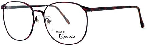 Fashion Optical Company Designer Reading Glasses E126 in Russet 56mm with Case +3.50