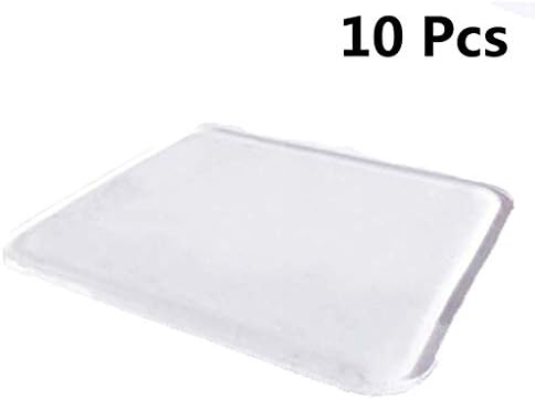 Xindda Universal Non-Slip Mats,Sticky Silicone Gel Pads Clear Anti-Slip Gel Pads Auto Gel Holders, Stick to Car Golf Cart Boating Kitchen Cabinets etc, Holds Cell Phones Sunglasses Speakers (A,10 Pcs)