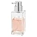 mDesign Square Glass Refillable Liquid Soap Dispenser Pump Bottle for Bathroom Vanity Countertop, Kitchen Sink - Holds Hand Soap, Dish Soap, Hand Sanitizer, Essential Oils - 2 Pack - Clear/Chrome