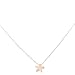 UNKE Cute Star Necklace Rhinestone Pendants Dangle Choker Collarbone Chain Delicate Charms Jewelry