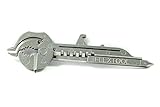 IVY Design FLEXTOOL 10-in-one Keychain Multitool for Home, Auto, Travel (1x, stainless)