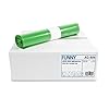 Funny LDPE-Regenerat vuilniszakken, groen, gerold, 120 l, type 60, per stuk verpakt (1 x 250 stuks)