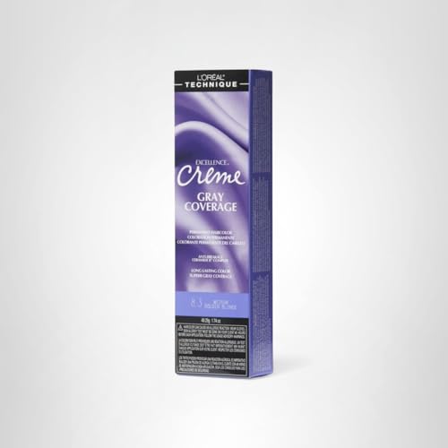 L\'OREAL TECHNIQUE Excellence Crme Permanent Hair Color | Long-Lasting Hair Dye | Rich Formula with No-Drip Application | Superb Gray Coverage | For All Hair Types | Medium Golden Blonde
