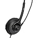 Amazon Basics Single-Side Leather Cover USB Headset with Mic and Mute Option