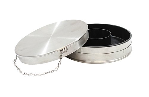 Tablecraft H636 Glass Rimmer, Gray