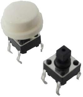 Amazon Co Jp キャップ接続用タクトスイッチ 6mm 6mm 全高7mm 10個 1sw 401 産業 研究開発用品