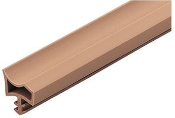 25 Meter - Türanschlagdichtung Türdichtung Zimmertür M 3967 für Holzzargen | Türzargen-Dichtung beige | Falzbreite: 12 mm | K