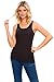 Speedy Cat Ribbed Tank Tops for Women Racerback Scoop Neck Tight Workout