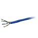 C2G 56017 Cat6 Bulk Unshielded Ethernet Network Cable with Solid Conductors,1000 Feet, Blue
