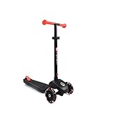 QPlay Mini Scooter (Red) | Safe and Stable 3 Wheel