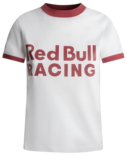 Red Bull Racing X Pepe Jeans Contrast Logo tee Camiseta, Rosa (Rosa Oscuro), XXS para Mujer