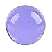 LONGWIN 40mm(1.6 inch) Solid Mini Fengshui Crystal Ball Healing Crystals(Purple)