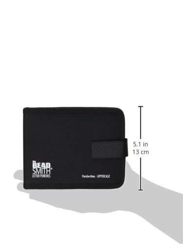 Beadsmith 27-Piece Uppercase Handwritten A-Z Alphabet Letters Punch Set for Metal, 2mm