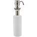 VCCUCINE Antique Country Deck Mount Brushed Nickel Kitchen Sink Granite Countertop Hand Pump Replacement Soap Dispenser, Stainless Steel Liquid Dish Dispenser