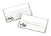 Post-it Tabs, 3 in, Solid, White, 25 Tabs/On-The-Go Dispenser, 2 Dispensers/Pack (686F-50WH3IN)