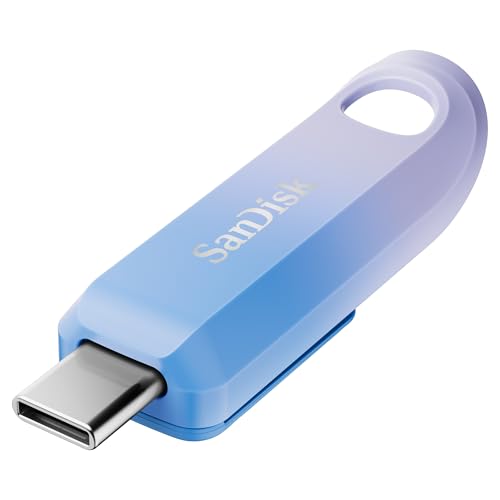SanDisk Creator USB-C Flash Drive 512 GB (Für Computer, Tablets & Smartphones, USB Type-C, Bis zu 400 MB/s, Automatisches Backup, 3 Monate Adobe Light