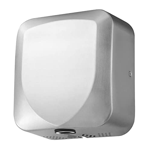 KINGWE Automatic Electric Hand Dryers for Bathrooms Commercial110V 1800W Speed&Sound Adjustable