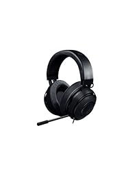 Auriculares para juego Razer Kraken 7.1 Chroma Sound USB 7.1 sonido envolvente con micrófono digital retráctil e Iluminación Chroma, Negro