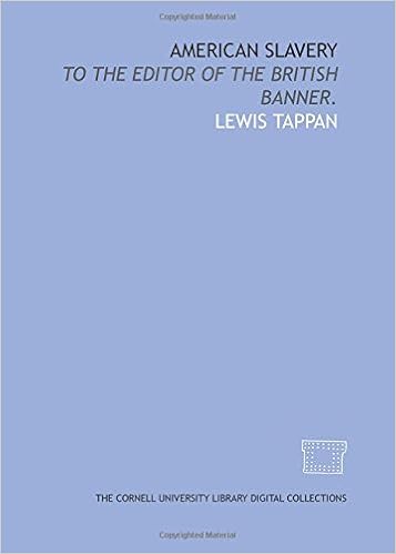 Amazon In Buy American Slavery To The Editor Of The British