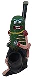 Novelty Collectible Pickle Rick Figurine Tobacco Pipe