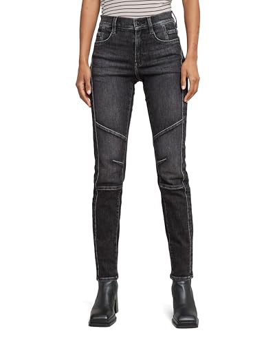 G-Star Damen Ace 2.0 Biker Slim Straight Jeans, Grau (Worn in fossil D25285-D535-G734), 29W / 34L