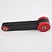 Black Pitch Stop Mount For 1993-2011 Subaru Impreza / 2002-2017 WRX / 04-17 Subaru STi Red EM001