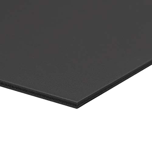 uxcell PVC Foam Sheet 3mm 1/8 Inch-8 x 12 Black for Signage Displays Digital Screen Printing