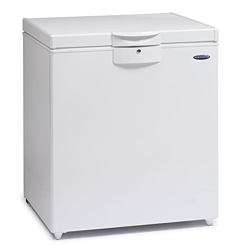 Ice King CFAP201W A+ 205 Litres Fast Freeze Lockable Chest Freezer in