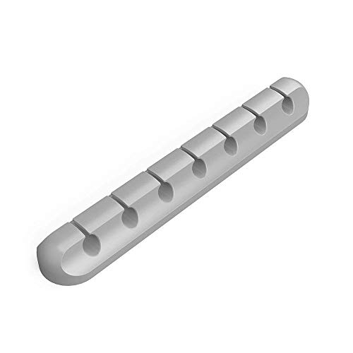 image for Wabaodan for 7 Cable Plastic Cable Clip Desktop USB Cable Winder Wire 
