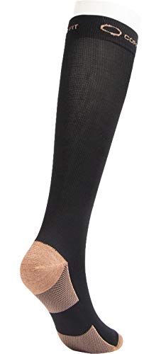 Copper Fit Pro Energy Compression Over The Calf Socks(Black, Large/X-Large) - //medicalbooks.filipinodoctors.org