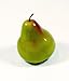 6pc Artificial Pear Large - Plastic Green Pears Fruit - Five Pieces