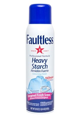 image for Faultless Heavy Spray Starch 20 oz Cans (3 Pack), 20 Ounce (Pack of 3)