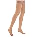SWOLF Open Toe Compression Stockings Women Men, Thigh High Firm Support 15-20 mmHg Graduated Compression Socks - Moderate Toeless Medical Support Hose Swelling Varicose Veins Edema (Beige, Medium)
