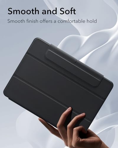ESR for iPad Air 11 Inch Case M3/M2 (2025/2024), iPad Air 5th/4th Gen Case (2022/2020) 10.9 Inch with Pencil Holder, Removable Magnetic Cover, Vertical Stand, Rebound 360 Series, Black