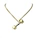 Dumbell Power Pendant Necklace