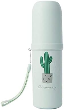 heling896 Innovative Cute Portable Toothbrush Cup Washing Storage Cup Wash Cup Traveling Plastic Storage Cup Toothbrush Holder Outdoor Portable Travel Cute Box