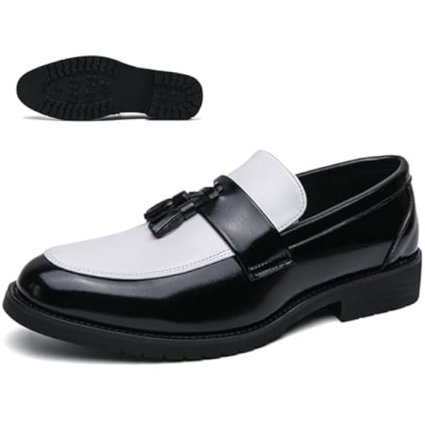 FSJ Green Men\'s Square Toe Slip-On Loafers Patent Leather Strap Across Shoes Green Patent Leather Square Toe Flat Mules with  main image 2